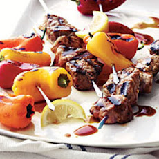 Pork and Sweet Pepper Kebabs