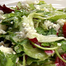 Salad of Mesclun Greens with Dried Cranberries, Mascarpone Dumplings and Champagne Vinaigrette