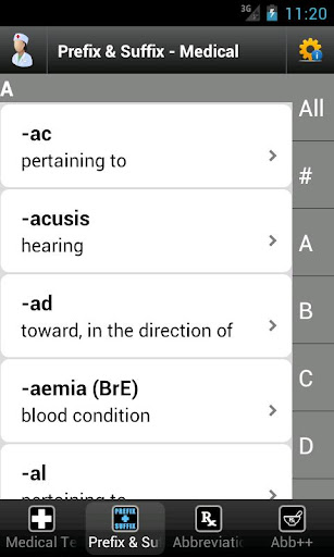 【免費醫療App】Medical Terms  Prefix & Suffix-APP點子