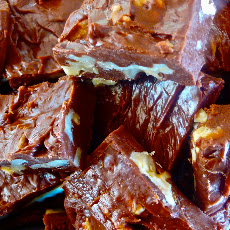 Dark, Creamy, Rich, Chocolate Fudge