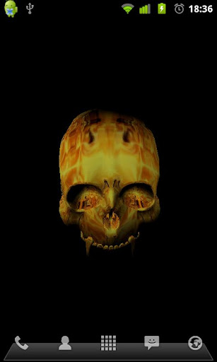 【免費個人化App】3D Skulls Live Wallpaper-APP點子