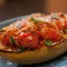 Spicy Roasted Tomato Marinara with Spaghetti Squash