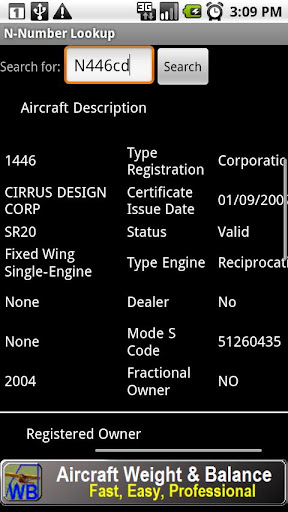 N-Number Lookup