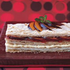 Fresh Plum Napoleon