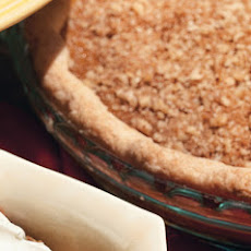 Pumpkin Pie with Brown Sugar-Walnut Topping