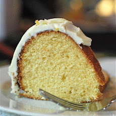 Eggnog Bundt Cake with Eggnog Buttercream