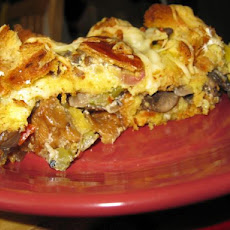 Overnight Mushroom Souffle