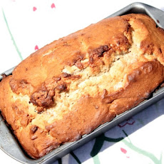 Bourbon-Vanilla Bean Banana Bread with Candied Walnuts