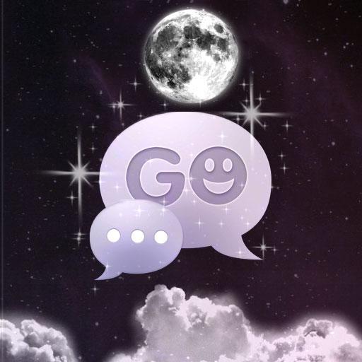 GO SMS Theme Night Moon 個人化 App LOGO-APP開箱王
