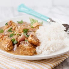 Basil Chicken in Coconut Sauce