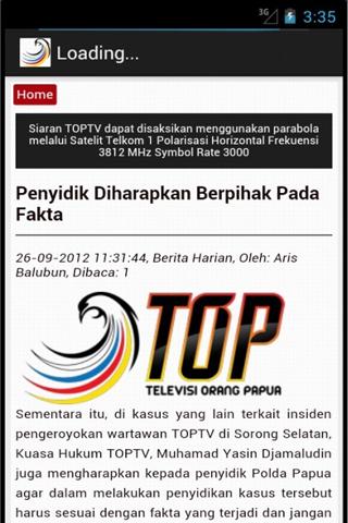 【免費新聞App】TOPTV Papua-APP點子