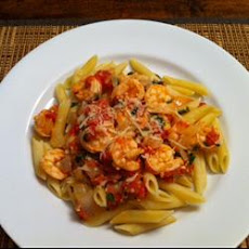 Spicy Shrimp and Tomato Scampi