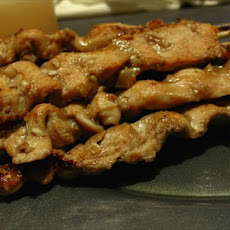 Honey Garlic Chicken Skewers