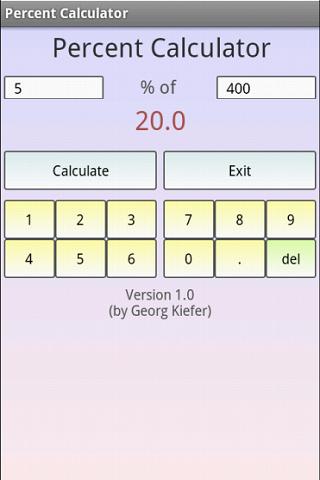 Percent Calculator