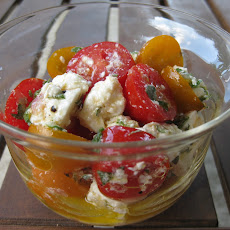 Minted Feta And Cherry Tomato Salad