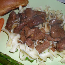 Beef Tips & Noodles