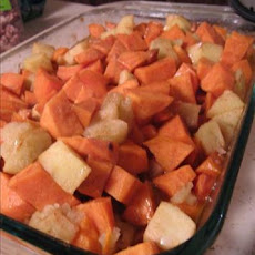 Carameled Apple Sweet Potatoes