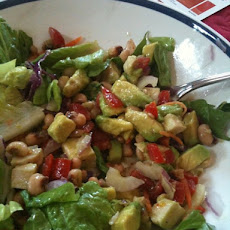 Avocado, Tomato & Black-Eye Pea Salad with Citrus Vinaigrette