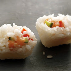 Ice-Tray Sushi Blocks