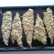Baked Fish With Courgette Crumb Topping