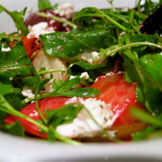 Beet and Goat Cheese Salad with Pistachios