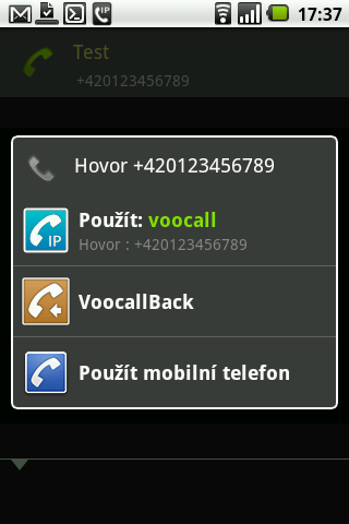 VooCall.cz CSipSimple plugin