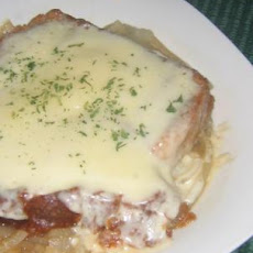 Bubba Don't Eat This Onion Soup With Melted Mozzarella
