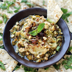 Kashke Bademjan ~ Persian Style Roasted Eggplant Dip