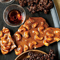 Spiced Cashew Brittle and Chocolate Crunch Bark