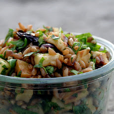 Roasted Root Vegetable and Wheat Berry Salad