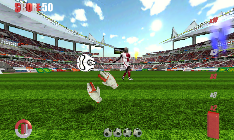 Android application Football Games Goalkeeper 3D screenshort