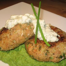 Tuna Pabucas (Patties) With Two Radish-Caper Sauce