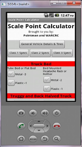 Scale Points Calculator