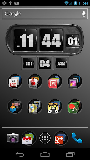 3D Animated Flip Clock PRO