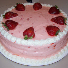 Hazel's Frozen Strawberry Cake