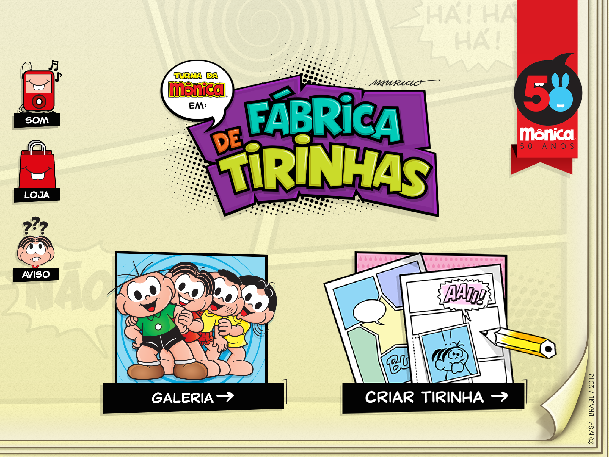 Android application Monica: Comic Strip Factory screenshort