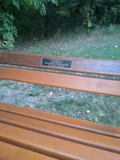 Jolie Meyer Memorial Bench 