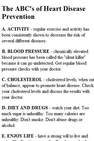 Heart Disease Prevention