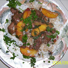 Lamb With Peaches