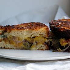 Spaghetti Squash Grilled Cheese Sandwiches