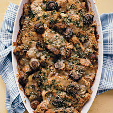 Chicken, Leek, and Mushroom Casserole