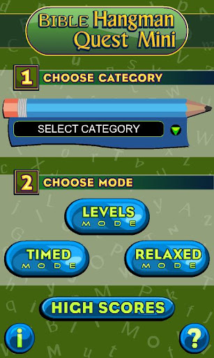 Bible Hangman Mini Edition