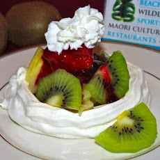 Australian Pavlovas With Fresh Berries and Strawberry Puree