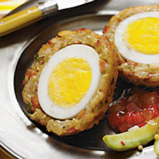 Dirty Rice Scotch Eggs