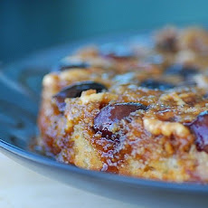 Fresh Fig, Walnut, and Rosemary Upside-Down Cake