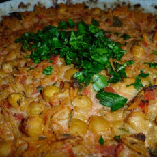 Creamy Chickpea and Tahini Casserole