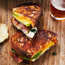 Tomatillo Grilled Cheese and Bacon Sandwiches