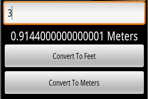 Feet And Meters Converter