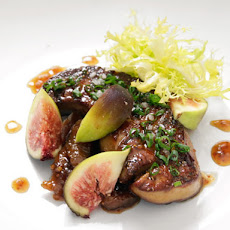 Pan-Seared Foie Gras With Fig Mostarda and Fresh Figs