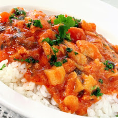 Chicken Curry or (Cat's Vomit on a Bed of Maggots) for Halloween